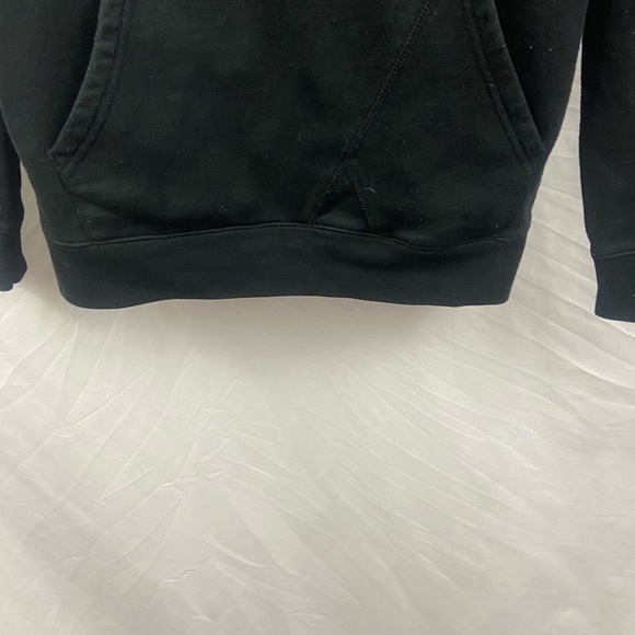 Volcom Hoodie Mens Size Small Black Sweatshirt Pullover Skate Surf Big Logo - Picture 3 of 7